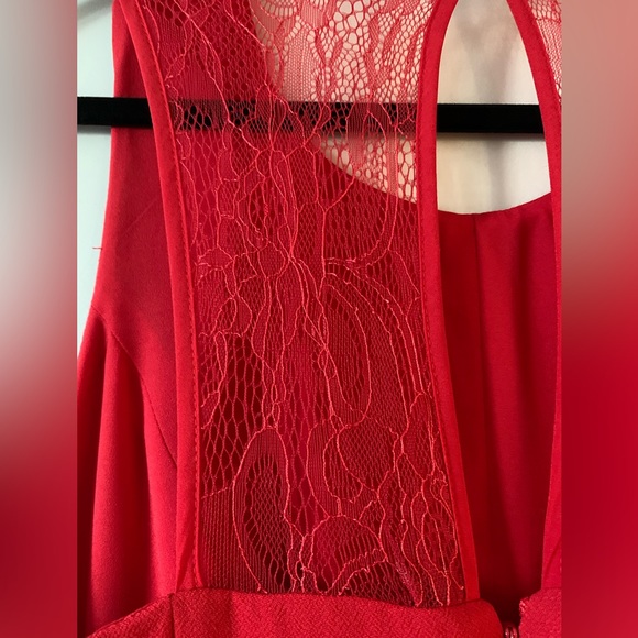 BCBGENERATION Like New Fit & Flare Maxi Dress Size 12 (in Red Ginger) - Picture 15 of 16